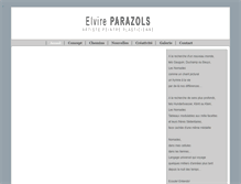 Tablet Screenshot of elvire-parazols.net